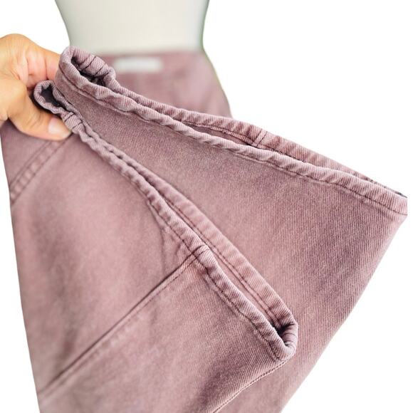 PacSun Ultra High Rise Flare Carpenter Jeans Brown Faded, Y2K Size 23 - Picture 11 of 12